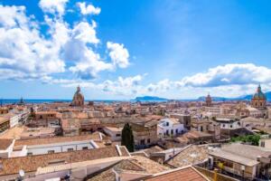 Vista di Palermo dalla cattedrale